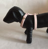 Preppy Pink and Green Gingham Dog Harness