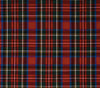 Red Scottish Tartan Plaid Dog Bow Tie